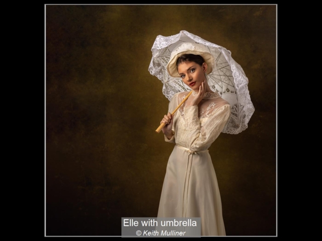 Elle with umbrella_Keith Mulliner